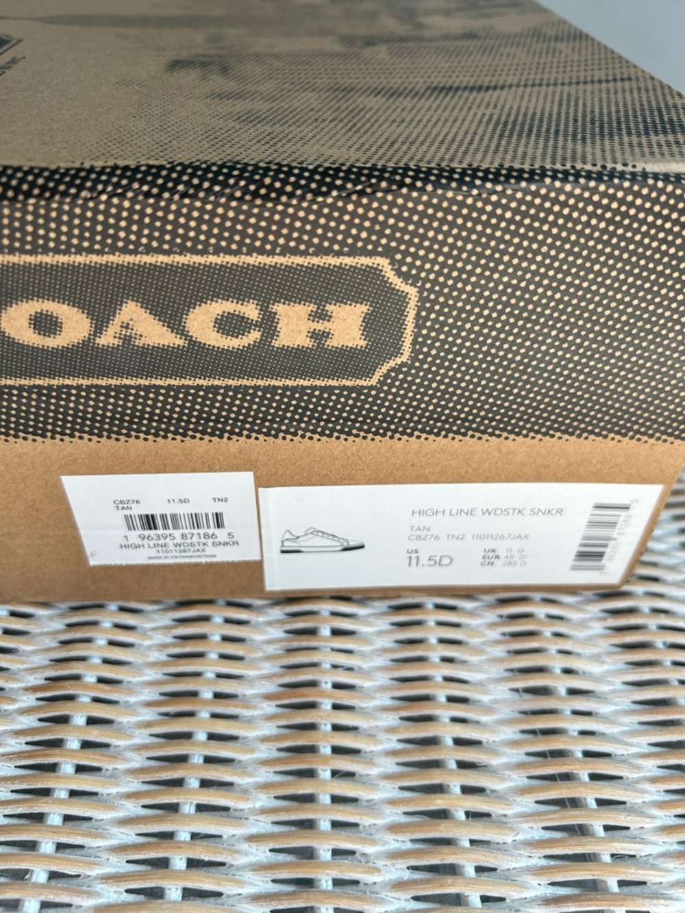 Coach x Peanuts High Line Sneaker – Signature Canvas Snoopy Print Men’s 11.5 - Picture 9 of 13